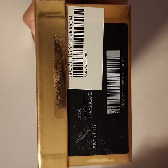 GIUSEPPE ZANOTTI JUNIOR CHAMPAGNE SNEAKER - Picture 4 of 4